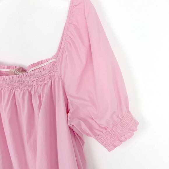 Show Me Your Mumu Annalynne Mini Dress Pockets Shift Pink Size XL EUC] - Picture 4 of 13